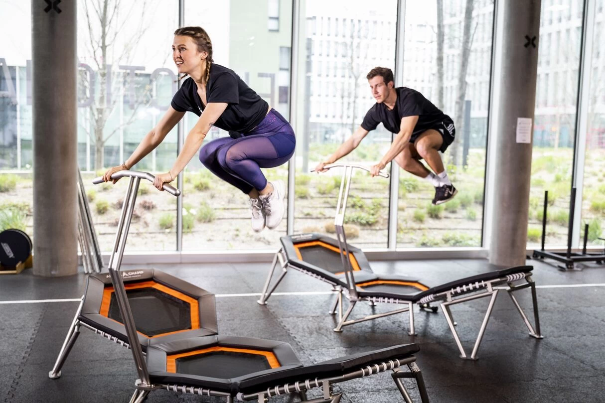 Trainingsgerät ALPHA CHAMP™ Triple Trampolin LRT-3 – Bild 13