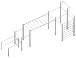 PLAYPARC® 4FCIRCLE® Calisthenics-HYPER Crazy-Bars