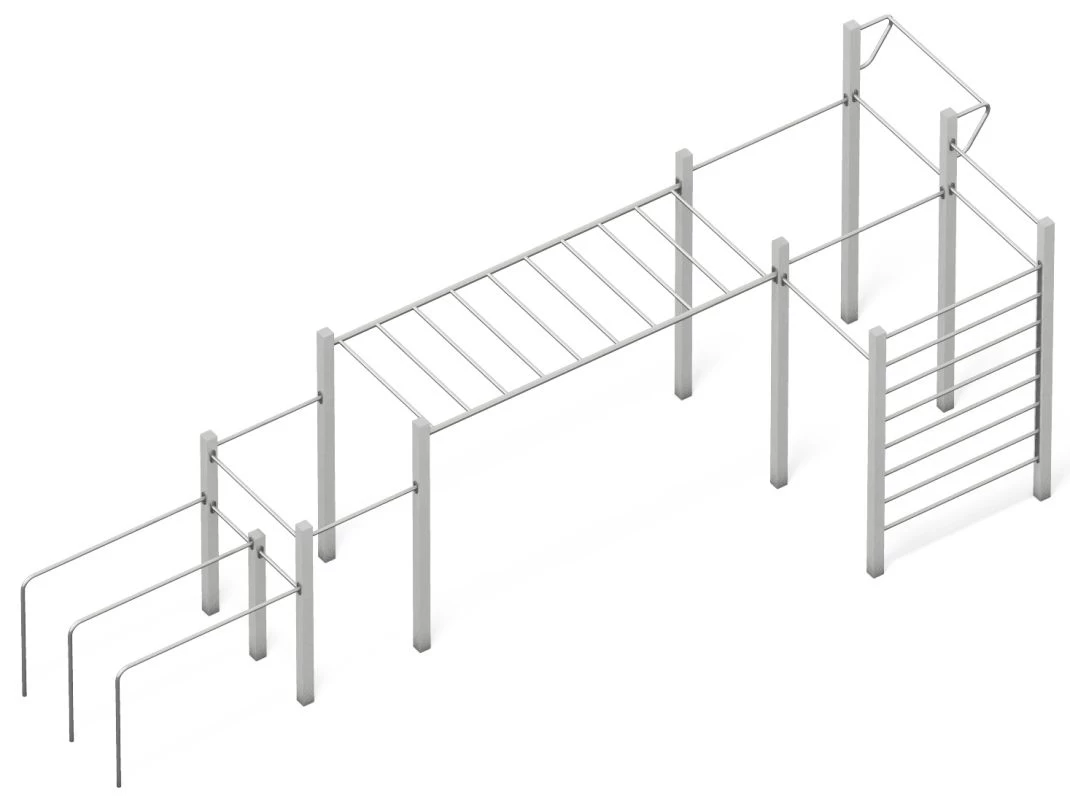 PLAYPARC® 4FCIRCLE® Calisthenics-HYPER Crazy-Bars